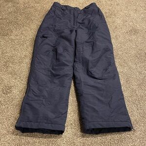 EUC L.L.Bean Boys Snow Pants Size 14 Navy Winter Ski Snowboard Thinsulate